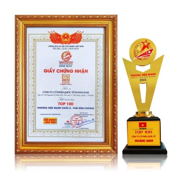 YẾN SÀO SONG YẾN ĐƯỢC VINH DANH “THƯƠNG HIỆU MẠNH CHÂU Á – THÁI BÌNH DƯƠNG 2022”